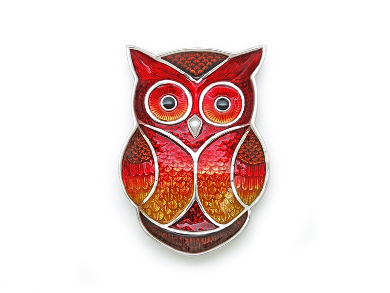 TRAY OWL WITH COLOUR